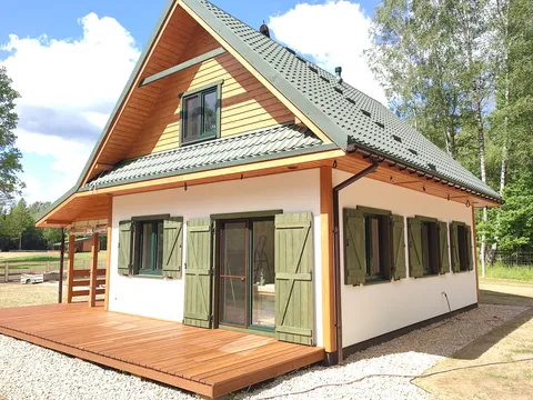 Dom drewniany — realizacja Zrealizowane domy szkieletowe, Ostróda i okolice (80)