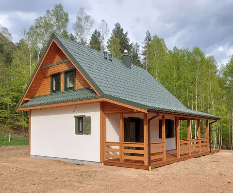 Dom drewniany — realizacja Zrealizowane domy szkieletowe, Ostróda i okolice (84)