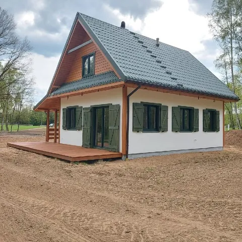 Dom drewniany — realizacja Zrealizowane domy szkieletowe, Ostróda i okolice (85)