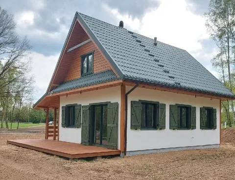 Dom drewniany — realizacja Zrealizowane domy szkieletowe, Ostróda i okolice (86)