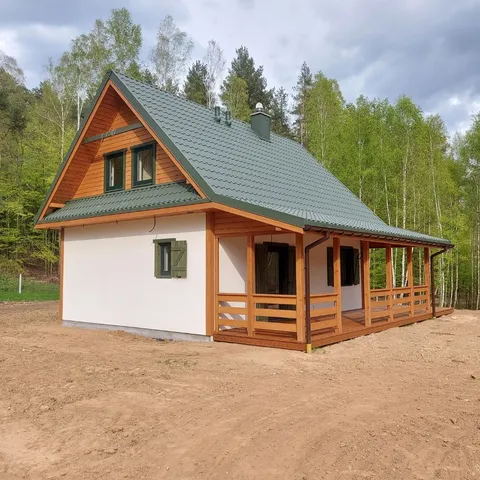 Dom drewniany — realizacja Zrealizowane domy szkieletowe, Ostróda i okolice (88)