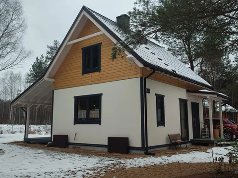 Dom drewniany — realizacja Zrealizowane domy szkieletowe, Ostróda i okolice (90)