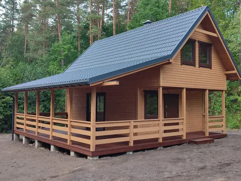 Dom drewniany — realizacja Zrealizowane domy szkieletowe, Ostróda i okolice (91)